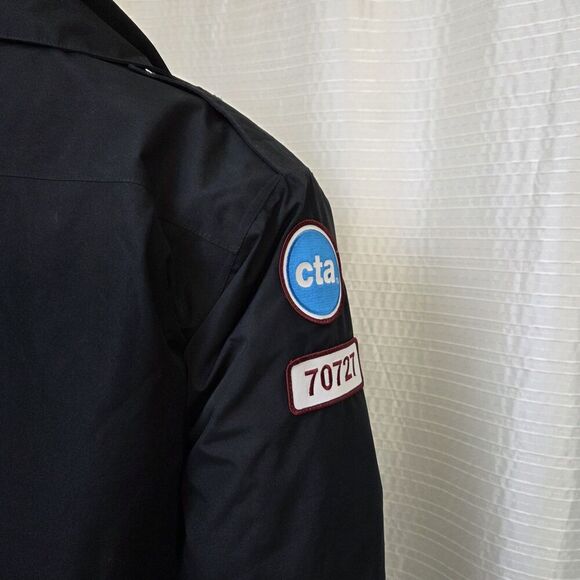 Flying Cross Duty Jacket Men's Med-Tall Waterproof Black Zip-out Quilt Lining - Picture 3 of 10